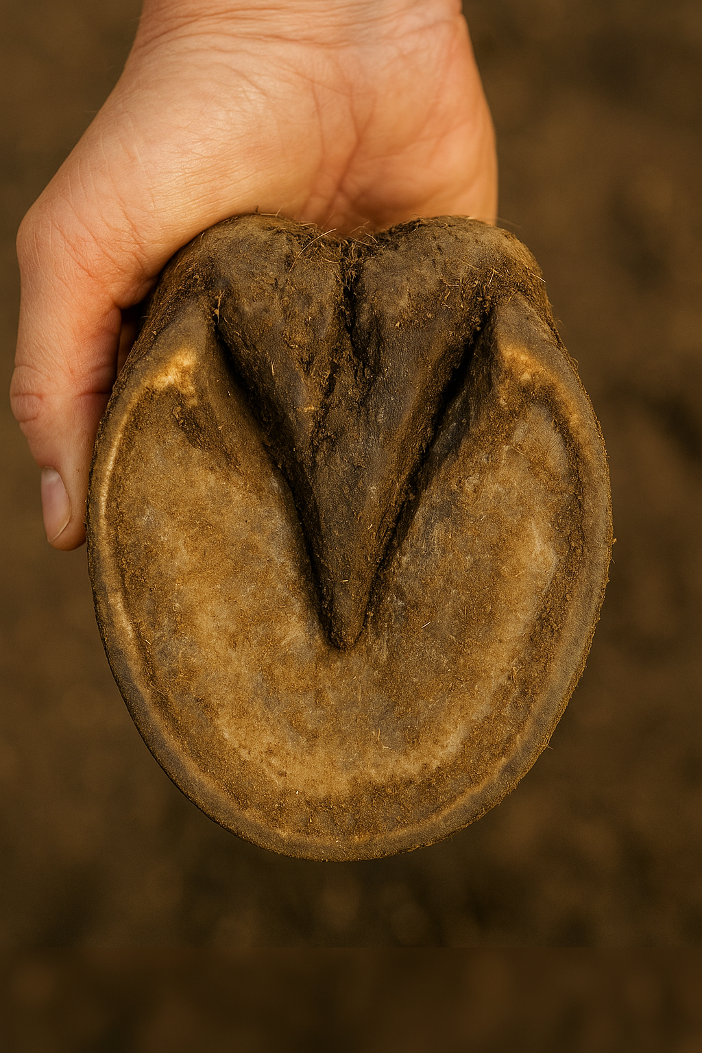 Onderkant van een hoef